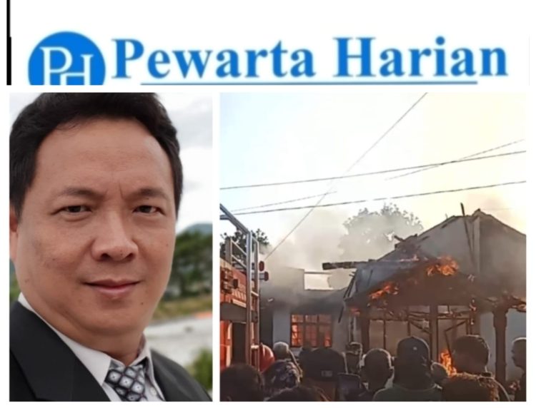 Kebakaran Menghanguskan Rumah di Langowan, Walukow Soroti Sistem Damkar Minahasa