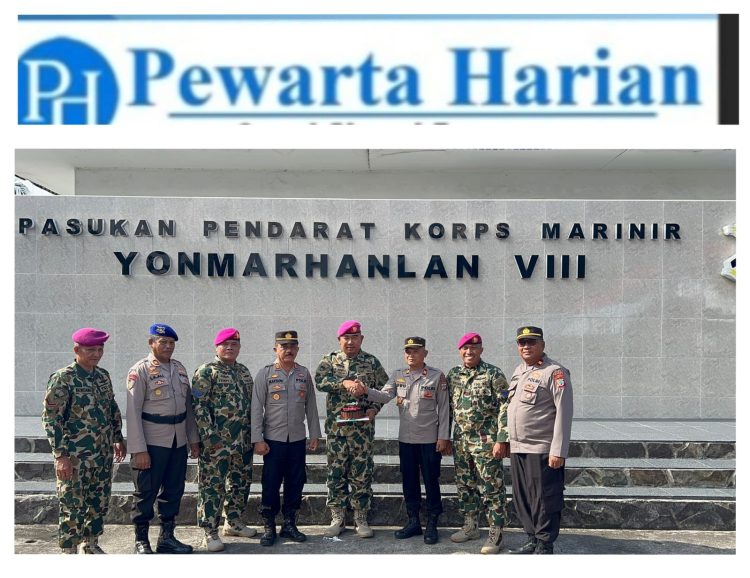 Polres Bitung Berikan Ucapan Selamat HUT TNI ke-80