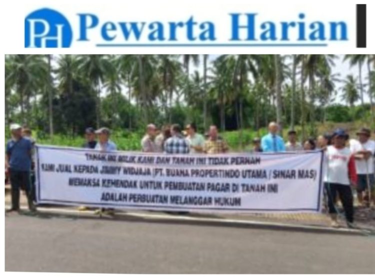 Jimmy Widjaya Bangun Pagar di Atas Lahan Sengketa: Aparat Justru Jadi Pelindung?