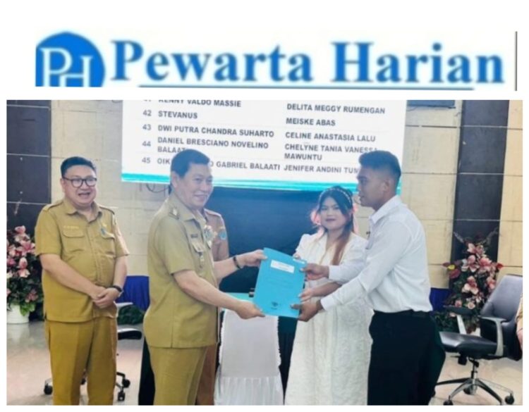 Pemprov Sulut Gelar Kawin Massal, Wagub Viktor Mailangkay Jadi Saksi 125 Pasangan dari 15 Kabupaten/Kota