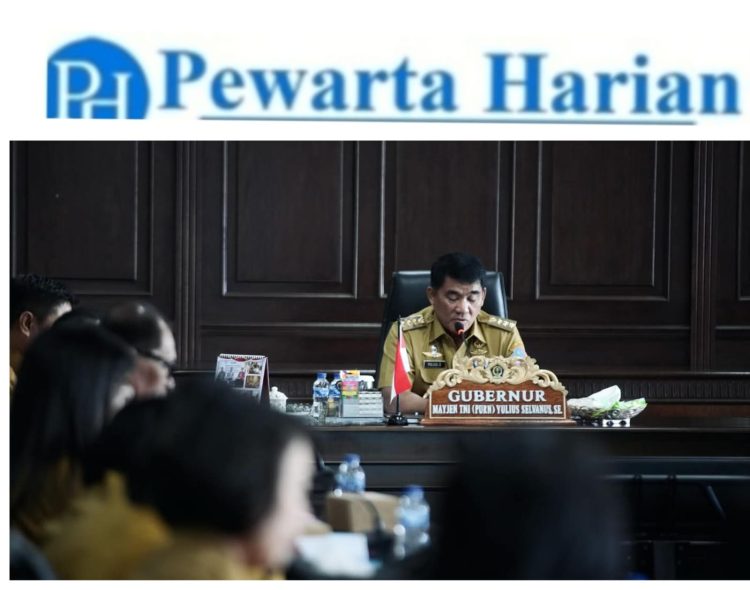 Gubernur Yulius Selvanus Pimpin Rapat EPRA APBD 2025, Tekankan Transparansi dan Efisiensi Anggaran