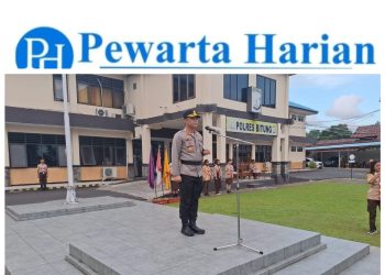 Humas Polres Bitung Kapolres Bitung Pimpin Upacara Pembukaan Perkemahan Dikcaprasa Saka Bhayangkara Angkatan IX