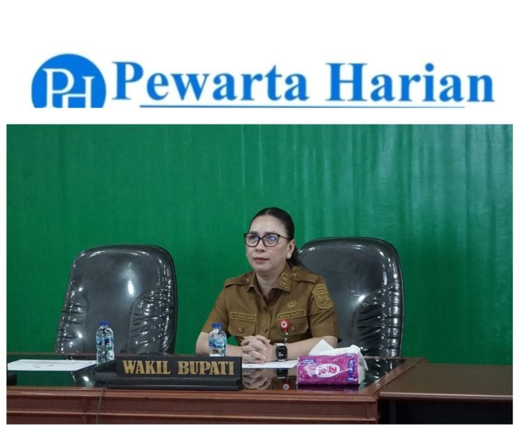 Wakil Bupati Minahasa Ikuti Rakor Pengendalian Inflasi yang Dipimpin Mendagri dan Menkeu