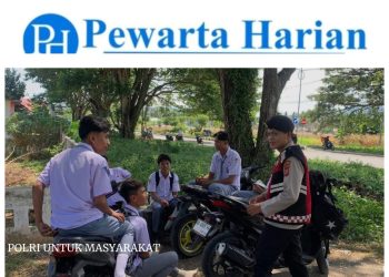 Personel Sat Samapta Polres Boltim Gelar Patroli dan Pengaturan Lalu Lintas di Tutuyan