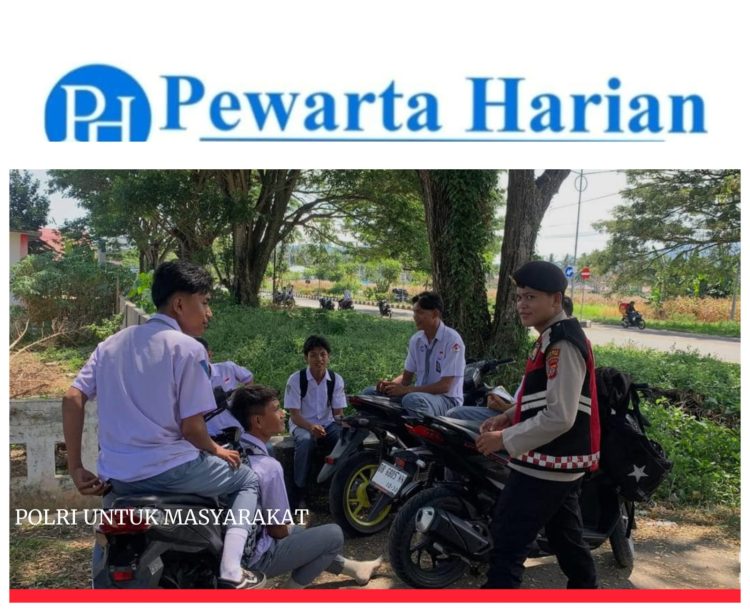 Personel Sat Samapta Polres Boltim Gelar Patroli dan Pengaturan Lalu Lintas di Tutuyan