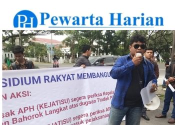 PERMADA Gelar Aksi Unjuk Rasa di Kejati Sumut: Desak Periksa Kades Timbang Jaya, Bahorok-Langkat
