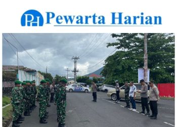 Ratusan Personel TNI Polri dan Dishub Amankan KKR & Seminar Persekutuan Doa Miracle di Kota Bitung