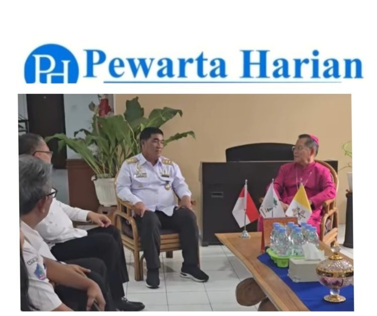 Gubernur Yulius Selvanus dan Uskup Manado Teguhkan Sinergi Gereja Pemerintah Lewat Ziarah Kasih