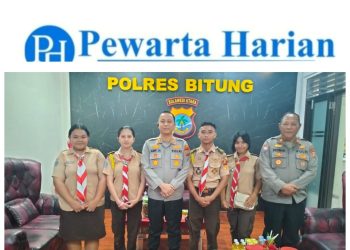 Humas Polres Bitung Kapolres Bitung Dukung Penuh Saka Bhayangkara di Perkemahan Nasional 2025 di Gorontalo