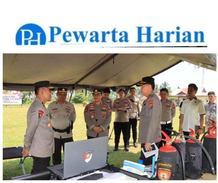 Waka Polda Sulut Tinjau Kesiapsiagaan Polres Boltim, Tekankan Pelayanan Terbaik dan Integritas
