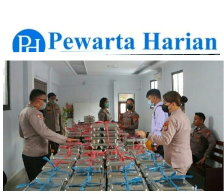 Distribusi Perdana Makanan Bergizi Gratis, SPPG SPN Polda Sulut Siapkan 1.086 Porsi untuk 12 Sekolah