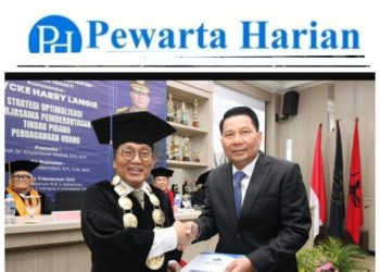Kapolda Sulut Irjen Pol Roycke Harry Langie Resmi Sandang Gelar Doktor Ilmu Hukum dengan Predikat Cumlaude