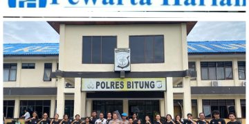 Kapolres Bitung Lepas Kontingen Voli Kota Bitung ke PORPROV Manado: Tekankan Sportivitas dan Semangat Juang