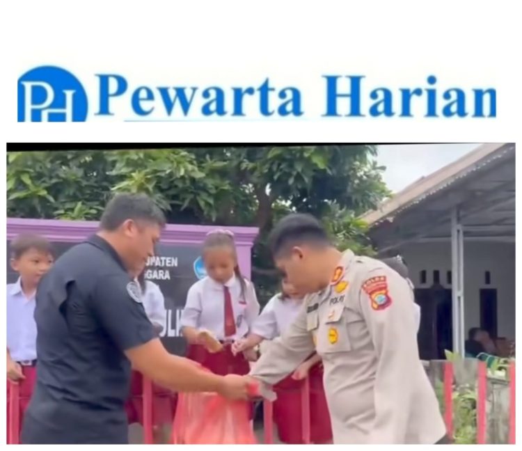 Kapolres Mitra Sapa Siswa SD Watuliney di Tengah Pengamanan, Beri Motivasi untuk Raih Cita-Cita
